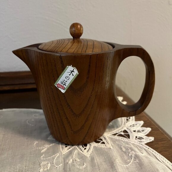 Japanese Kyusu Wooden Teapot - Picture 1 of 6
